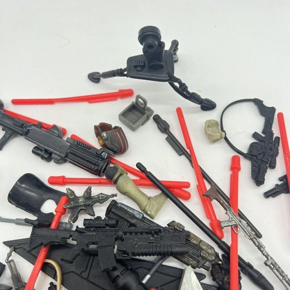 Lot Of Mixed Action Figure Accessories Weapons Guns Ammo Toys Replacement Read - Picture 4 of 4